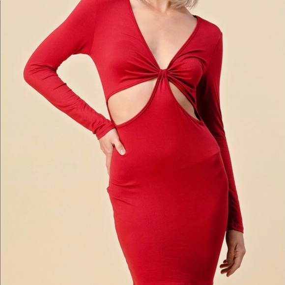 🔥NWT Front Tie Cut out L/Sleeve🔥 - Picture 4 of 4